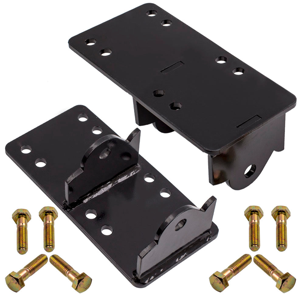 For C10 Truck LS For LSX Engine Swap Bracket Mount Pair with Bolts