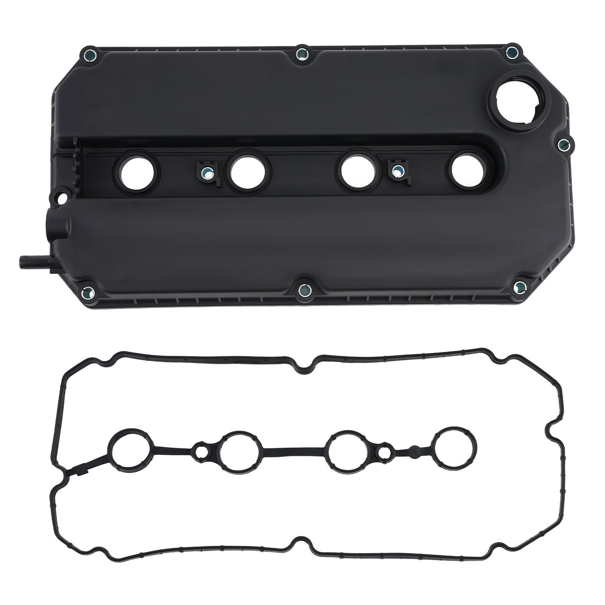 Valve Cover w/Gasket Kit compatible For Kia Rio 1.5L 1.6L DOHC 2001 2002 2003 0K30E10220A