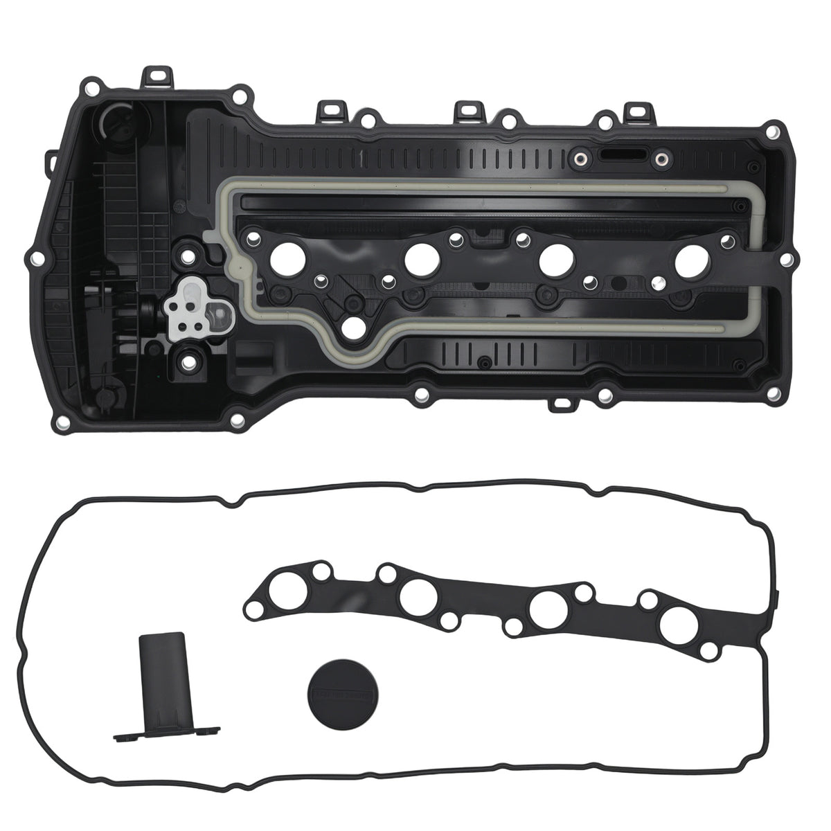 Engine Valve Cover w/ Gasket compatible For Toyota Tacoma 2.7L DOHC 2016-2021  11201-75080