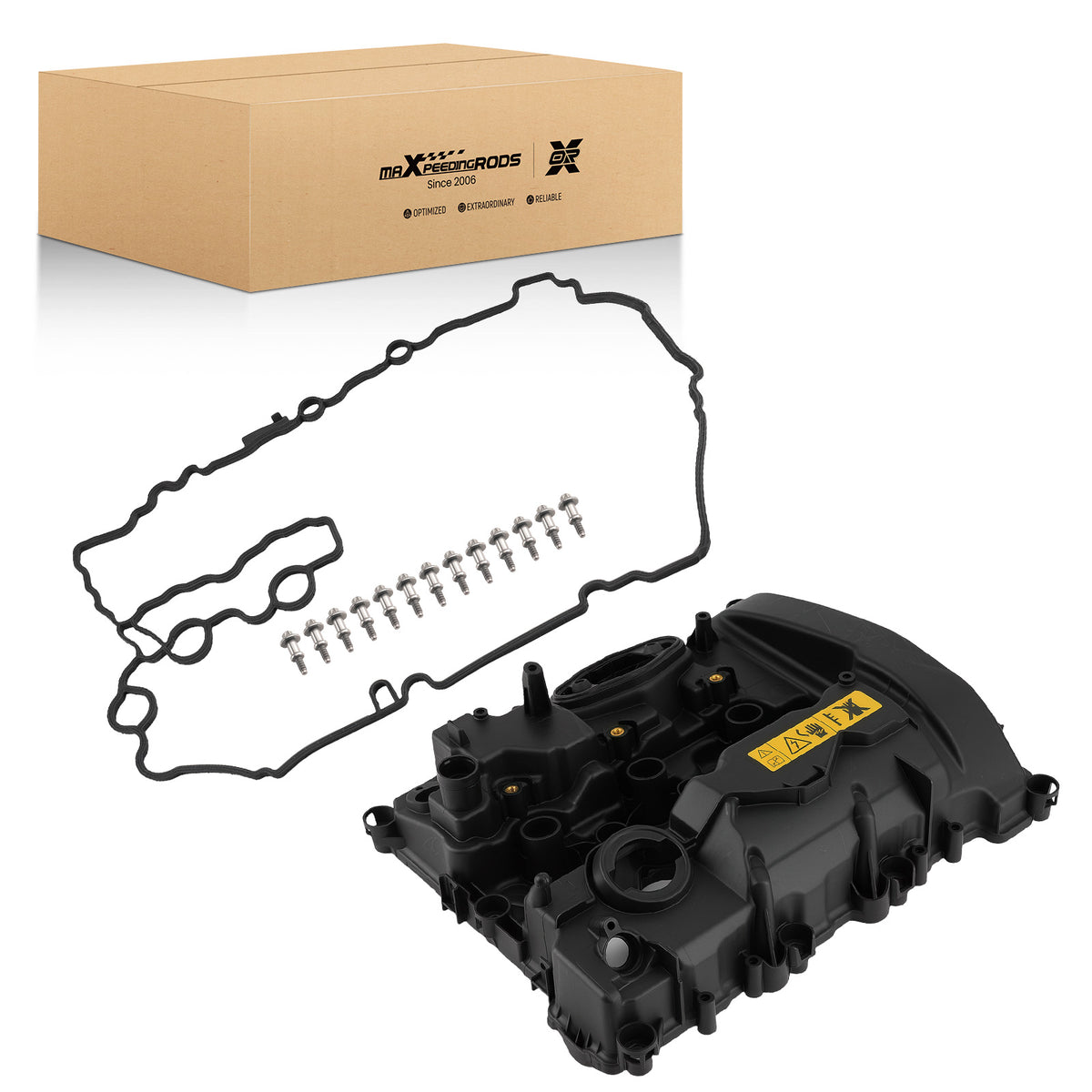 Black Cover Assembly compatible For Mini Cooper F55 F60 1.5L Petrol 11127611277