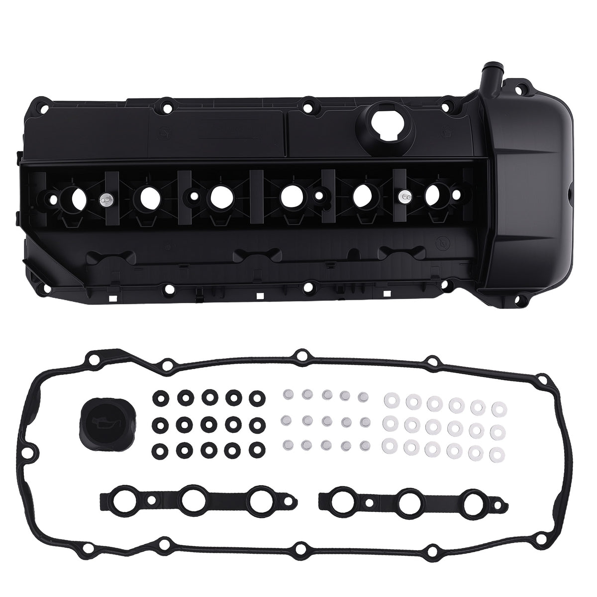 Valve Cover Kit w/Gasket compatible For BMW 325i 330i 525i X3 X5 Z4 2003-2006 11127512839