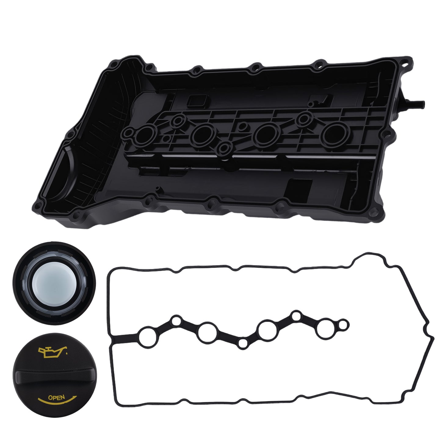 L4 2.4L Engine Valve Cover compatible For Hyundai Sonata Hybrid 2011-2015 224002G100
