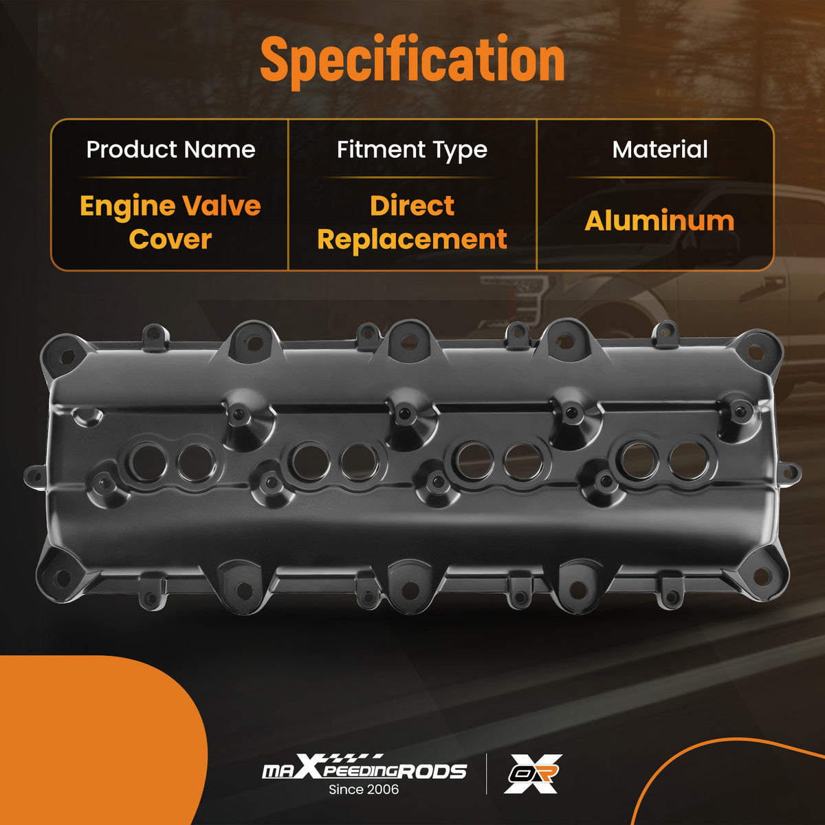 Upgrade Aluminum Valve Cover compatible For Dodge Challenger Charger Durango 5.7L 2009-2021