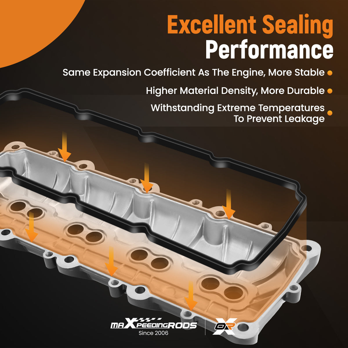 Upgrade Aluminum Valve Cover compatible For Dodge Challenger Charger Durango 5.7L 2009-2021