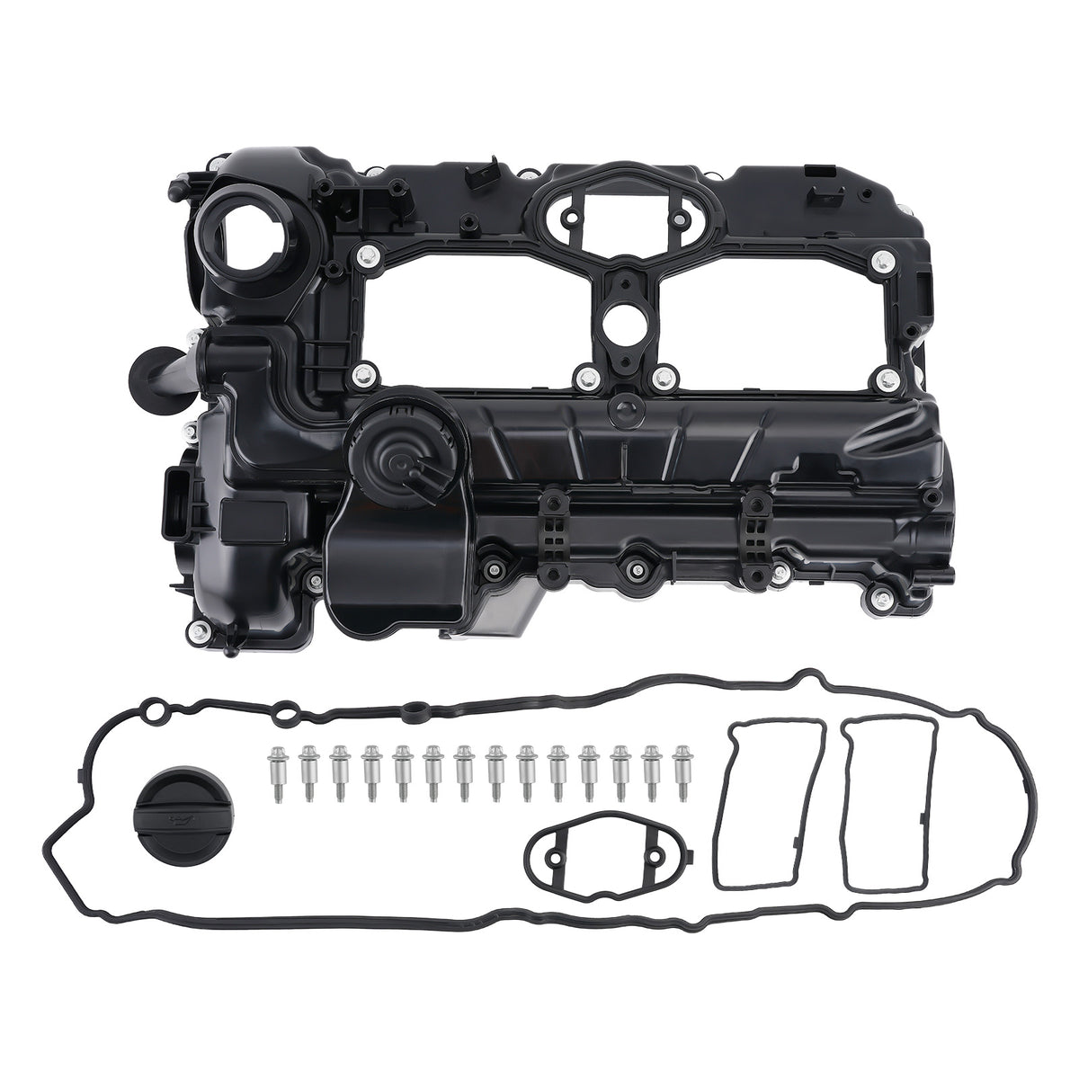 Engine Valve Cover w/ Gasket Bolts compatible For BMW N26 228i 328i 428i 2.0L 2012-2016