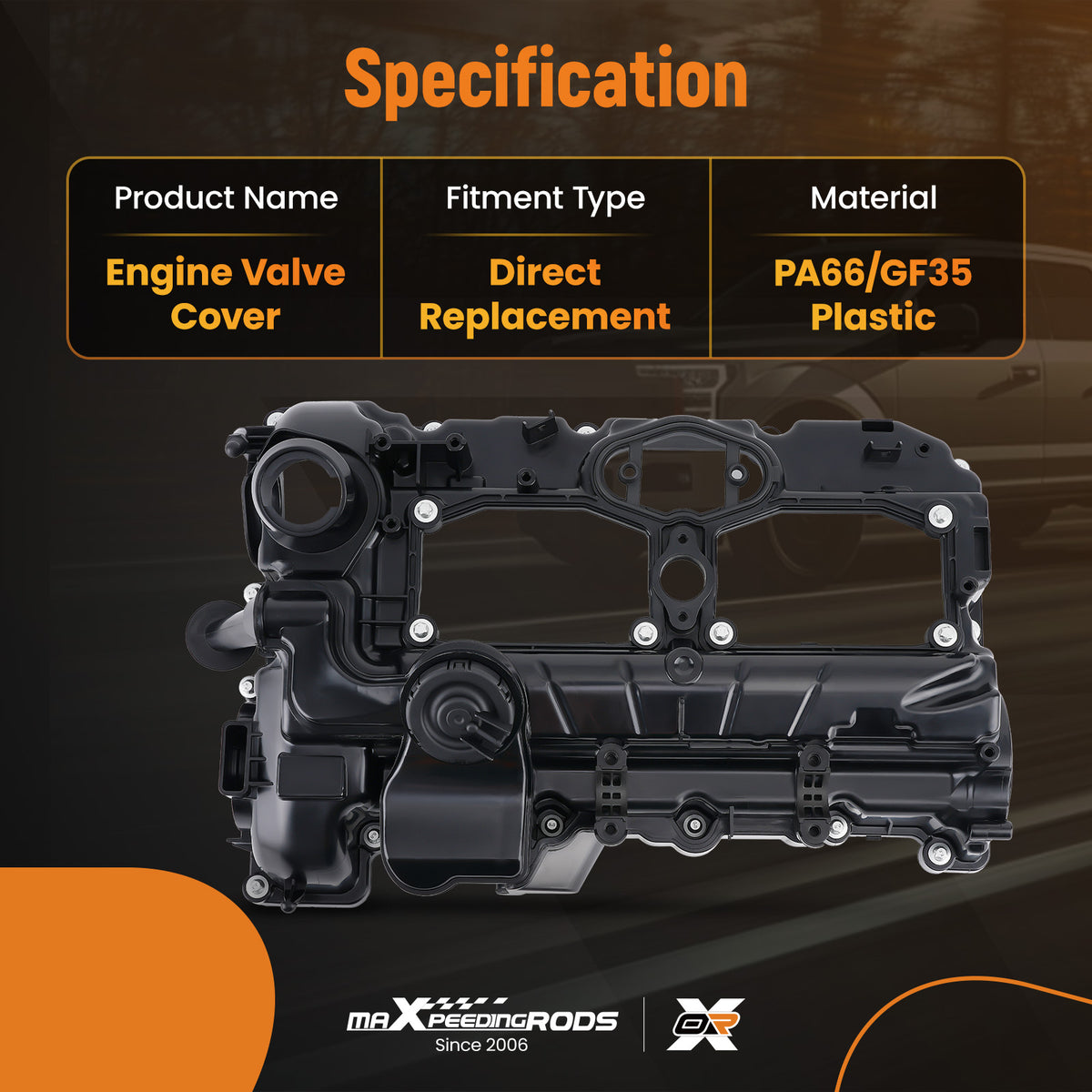 Engine Valve Cover w/ Gasket Bolts compatible For BMW N26 228i 328i 428i 2.0L 2012-2016