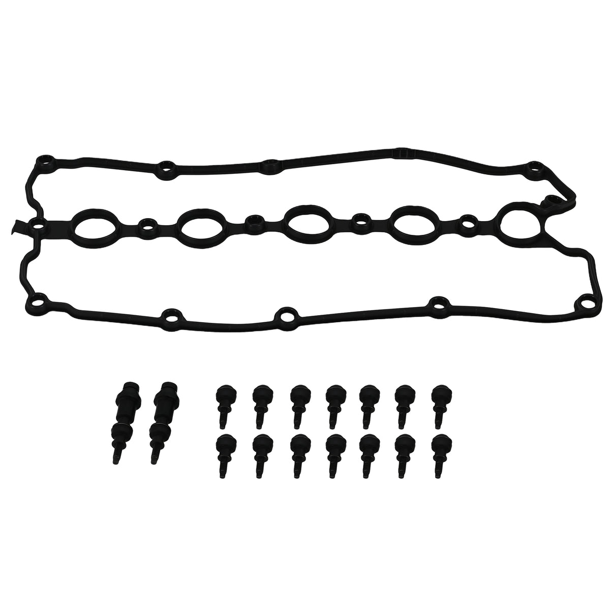 Engine Valve Cover compatible For VW Jetta compatible For Golf Passat Beetle Rabbit 06-14 2.5L