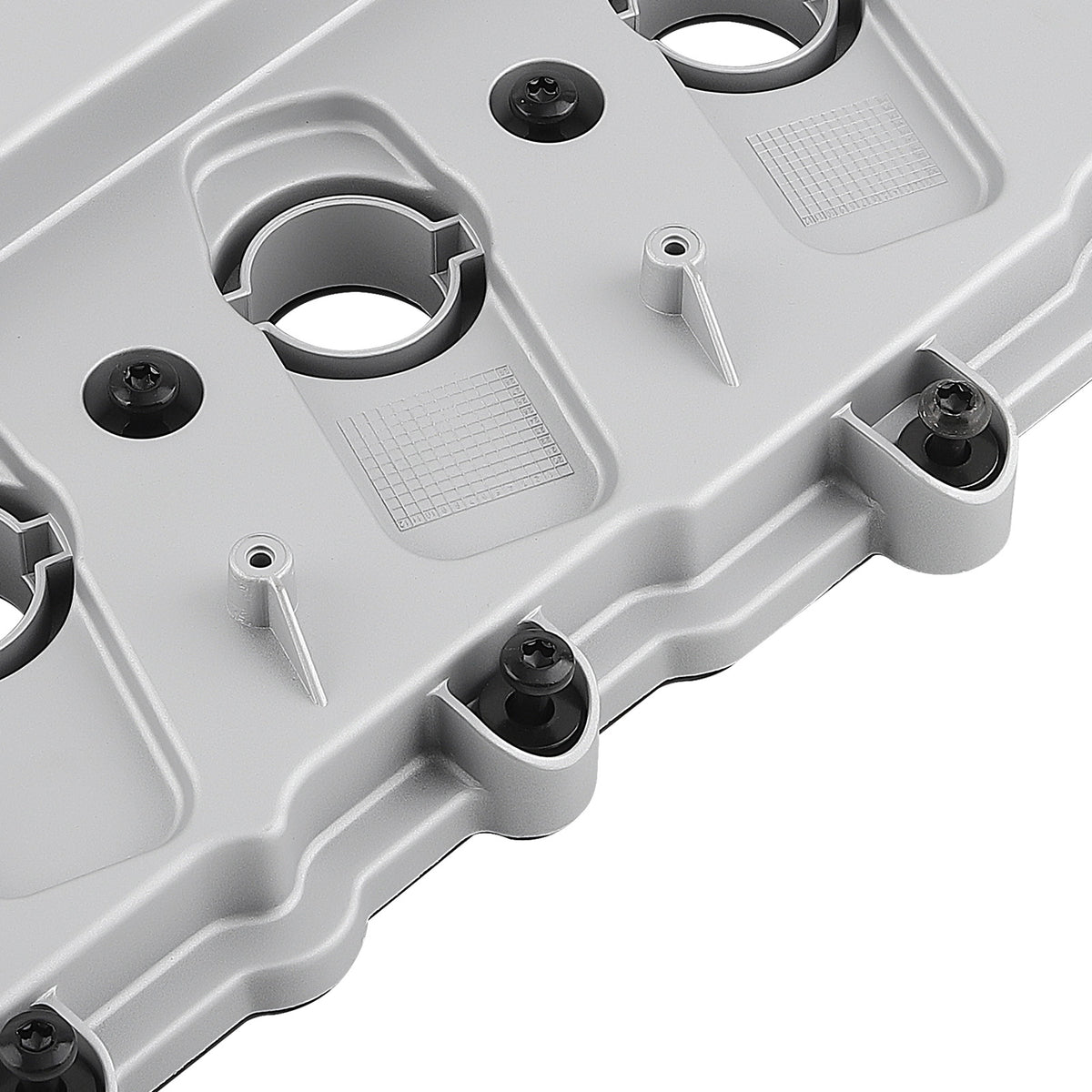 Plastic Valve Cover w/Gasket Gasket compatible For Audi A4 A5 A6 Quattro compatible For VW Touareg V6 3.0L