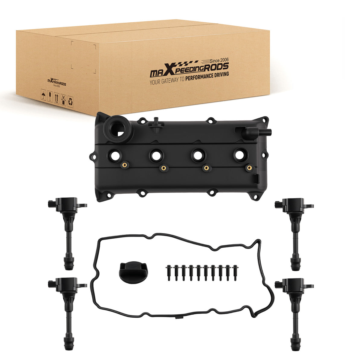 Complete Engine Valve Cover Kit compatible For Nissan Altima Sentra 2.5L 02-06 264-982