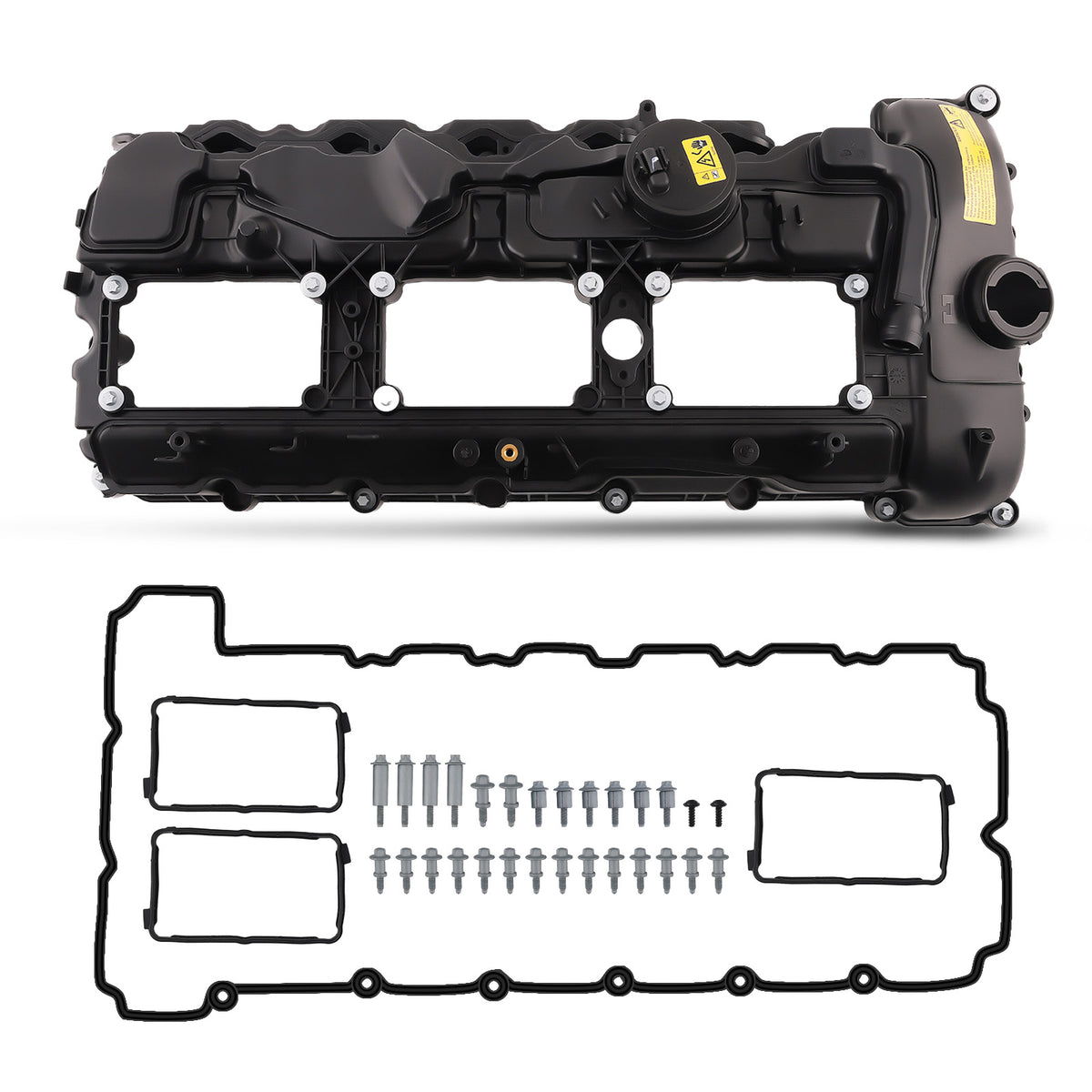 Engine Valve Cover w/ Gasket Bolt compatible For BMW M2 Competition M3 M4 3.0L L6 2015-2021