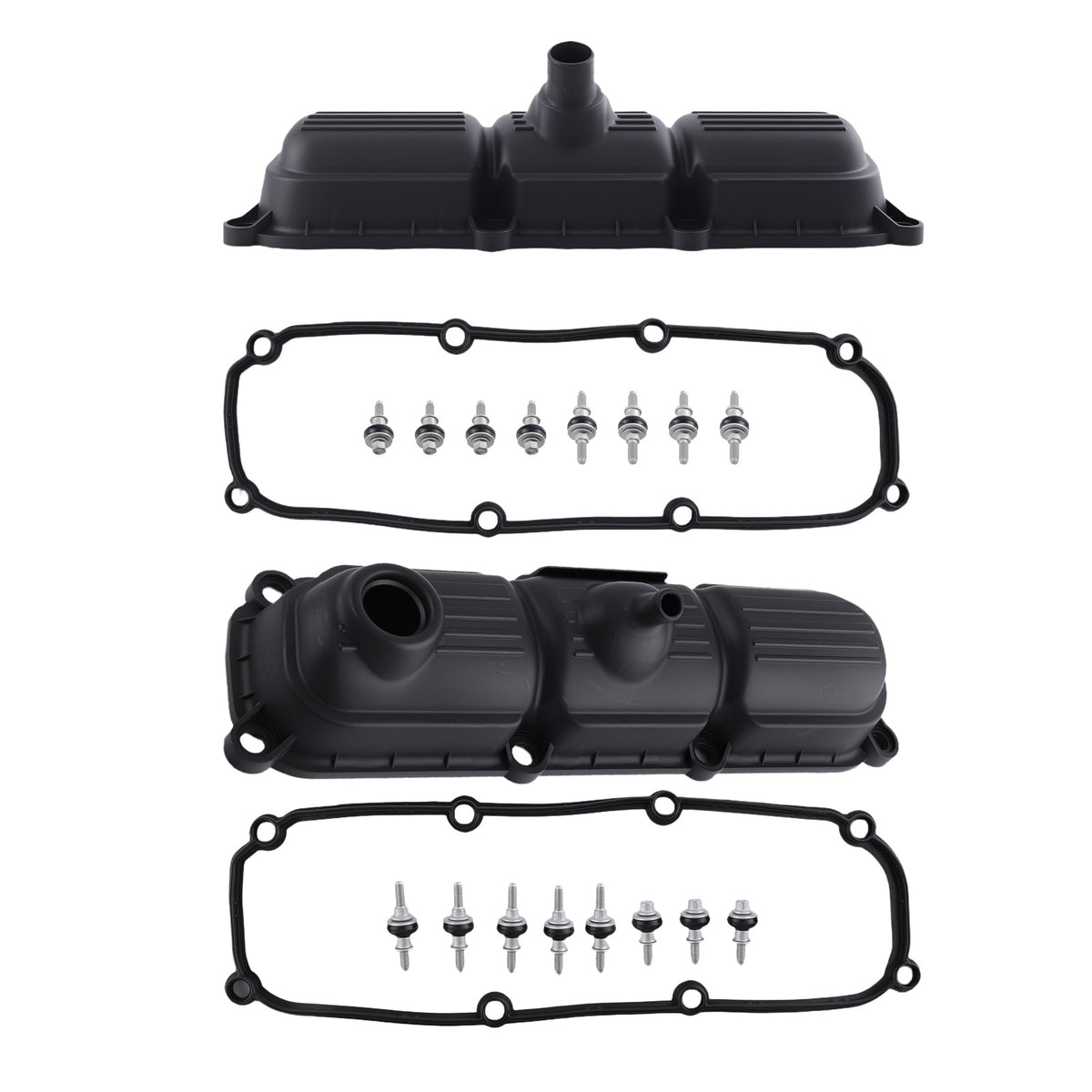 Engine Valve Cover Set w/Gasket compatible For Chrysler TownCountry 3.3L 3.8L 2004-2010