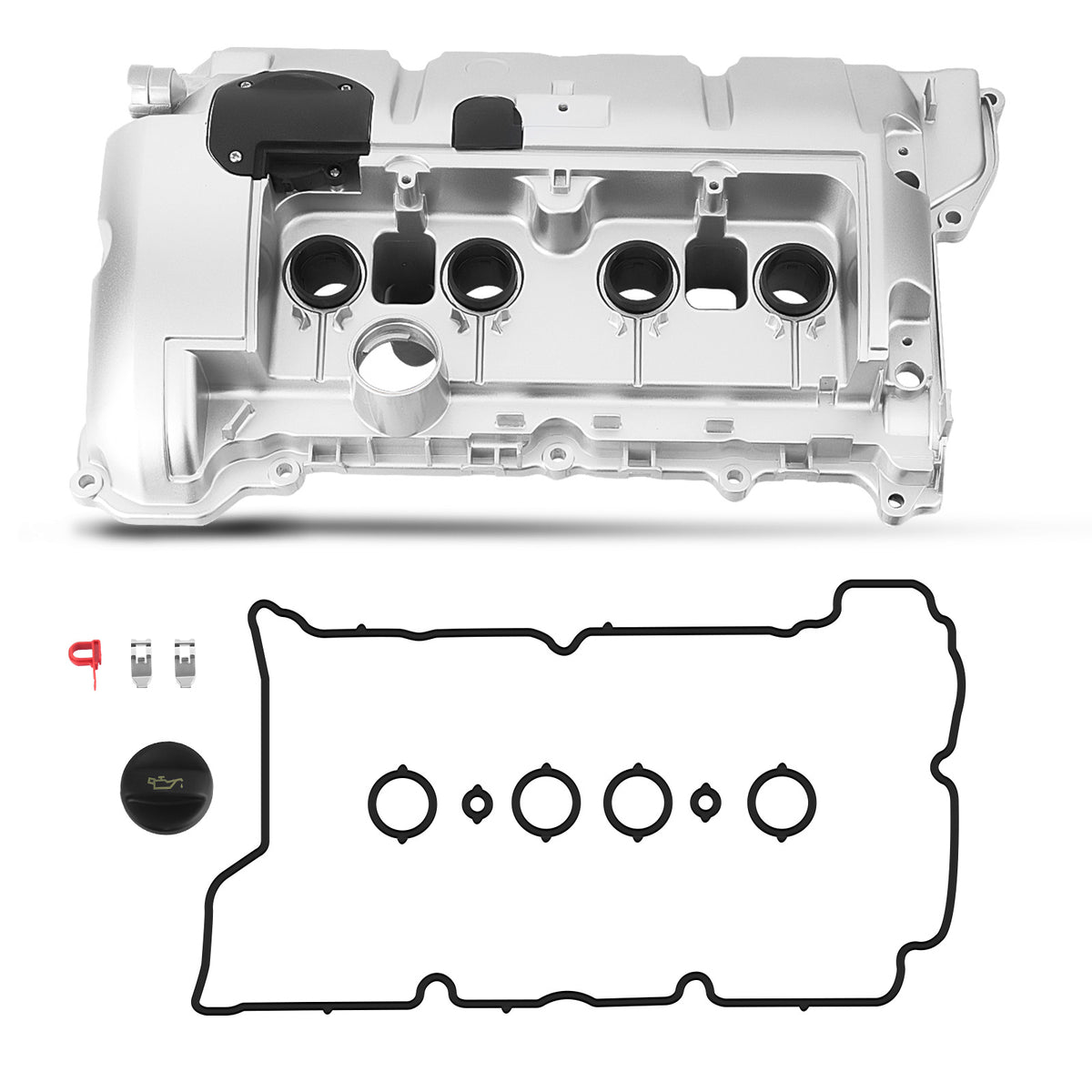 ALUMINUM Valve Cover compatible For Mini Cooper N12 N16 R55 R56 R57 R58 R59 R60 R61 1.6L