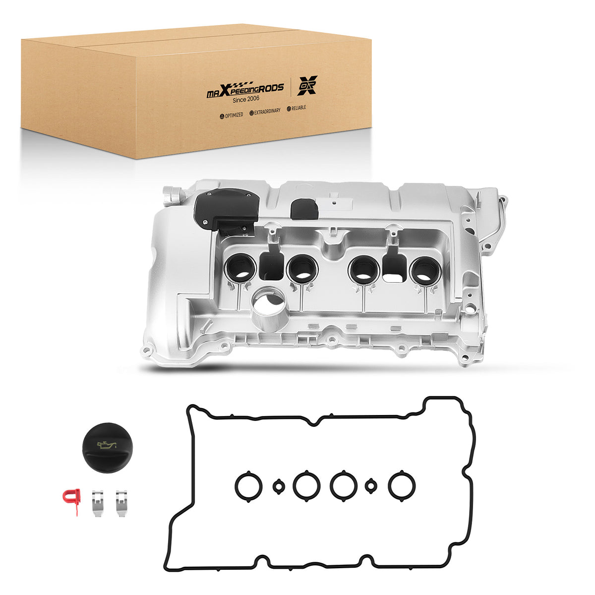 ALUMINUM Valve Cover compatible For Mini Cooper N12 N16 R55 R56 R57 R58 R59 R60 R61 1.6L