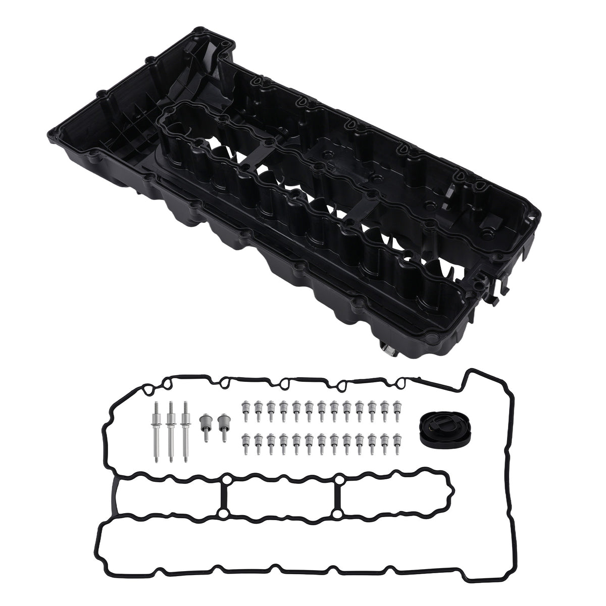 Valve Cover Kit with GasketBolts compatible For BMW 135i 335i 535i N54 3.0L 11127565284