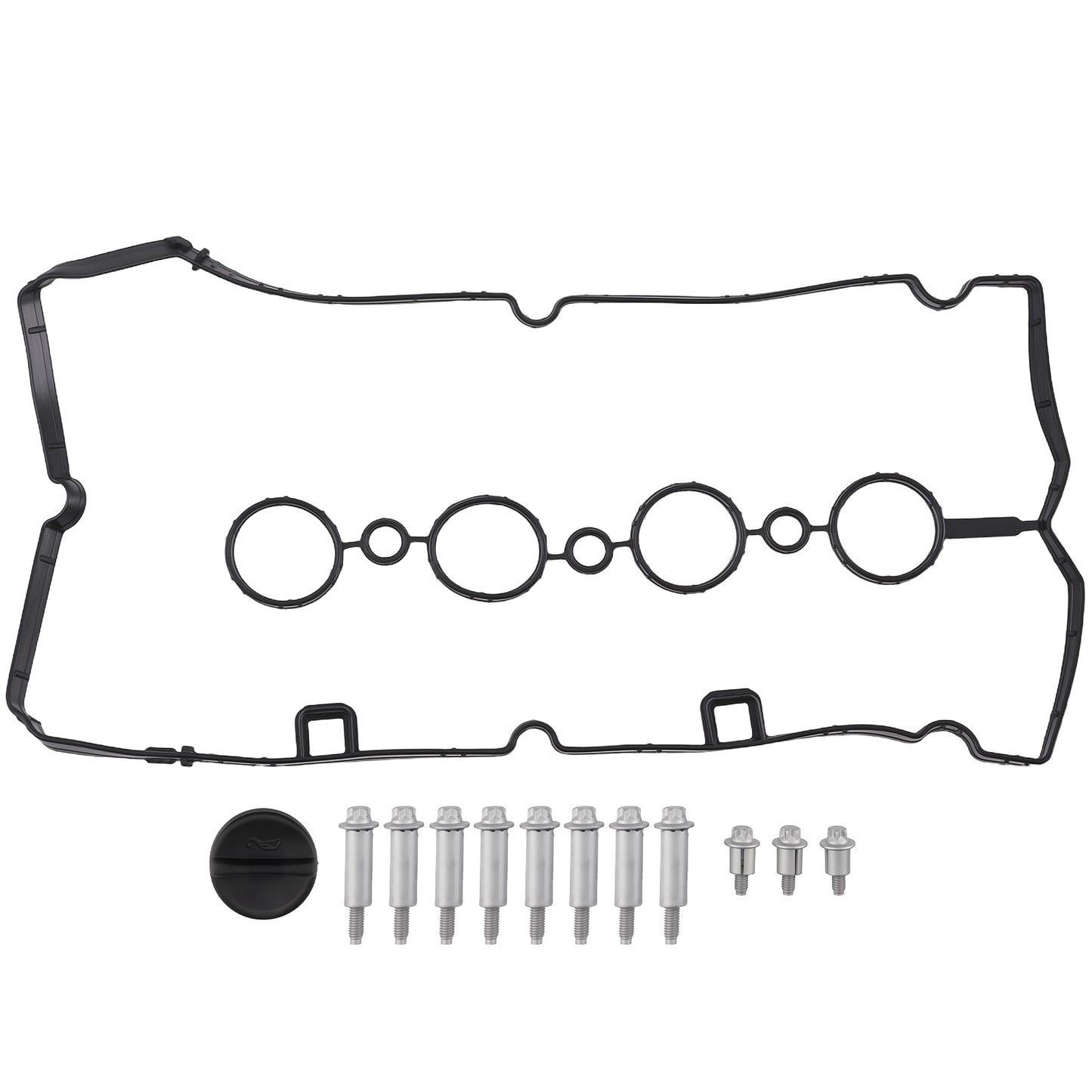 Complete Valve Cover Kit compatible For Chevrolet Aveo Cruze Sonic 2009-2015 w/Gasket Bolts