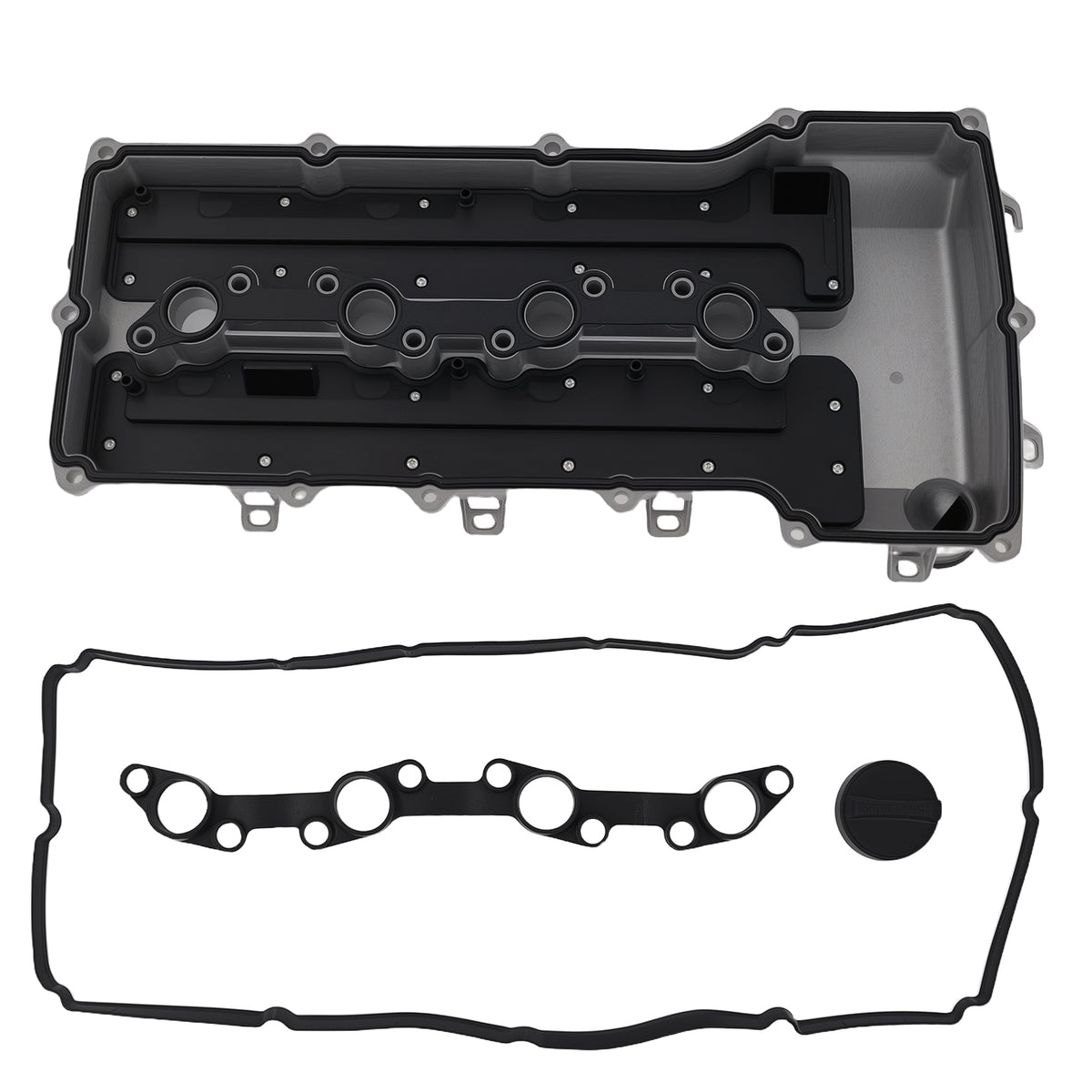 Upgraded Aluminum Valve Cover w/ Gasket compatible For Toyota Tacoma 2.7L l4 2005-2015