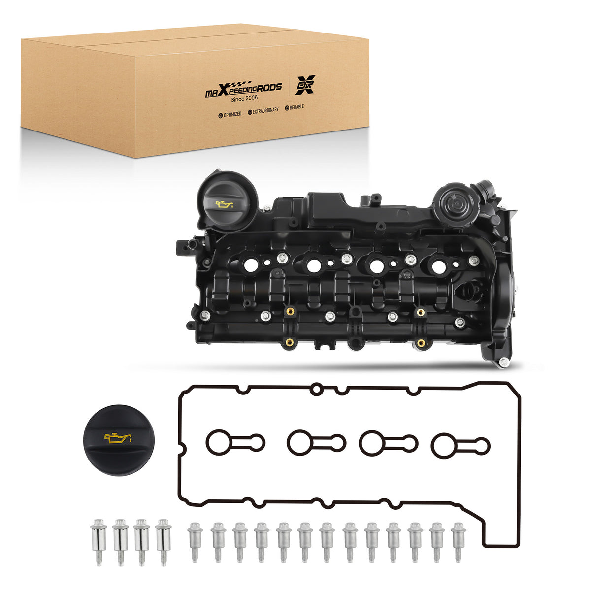 Engine Valve Cover W/ Gasket compatible For Mini Mini Countryman R60 2010-2016 11128589943
