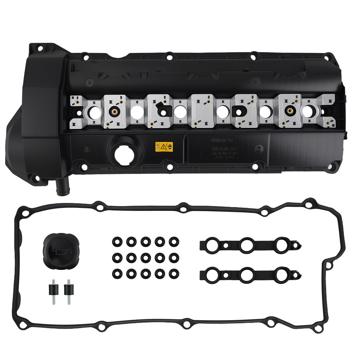 Valve Cover Set compatible For BMW 323i 323is 328i 328is 528i M3 Z3 w/ Gasket 11121703341