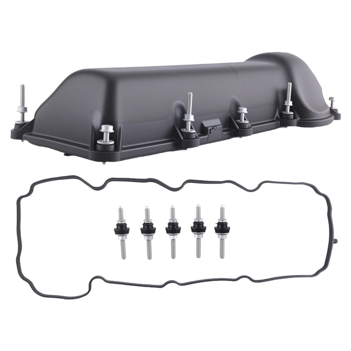 Left Engine Valve Cover + Gasket + Bolts Set compatible For Dodge Dakota 3.7L 53021938AA