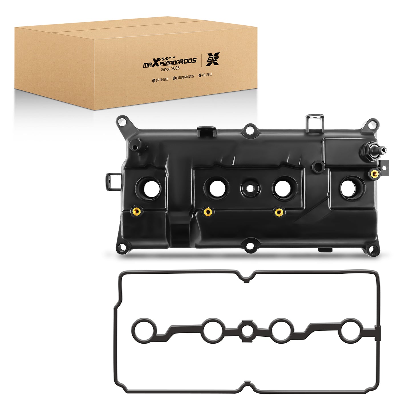 Engine Valve Cover w/ Gasket compatible For Nissan Versa 2007-2010-2012 L4 1.8L 13264EM30A