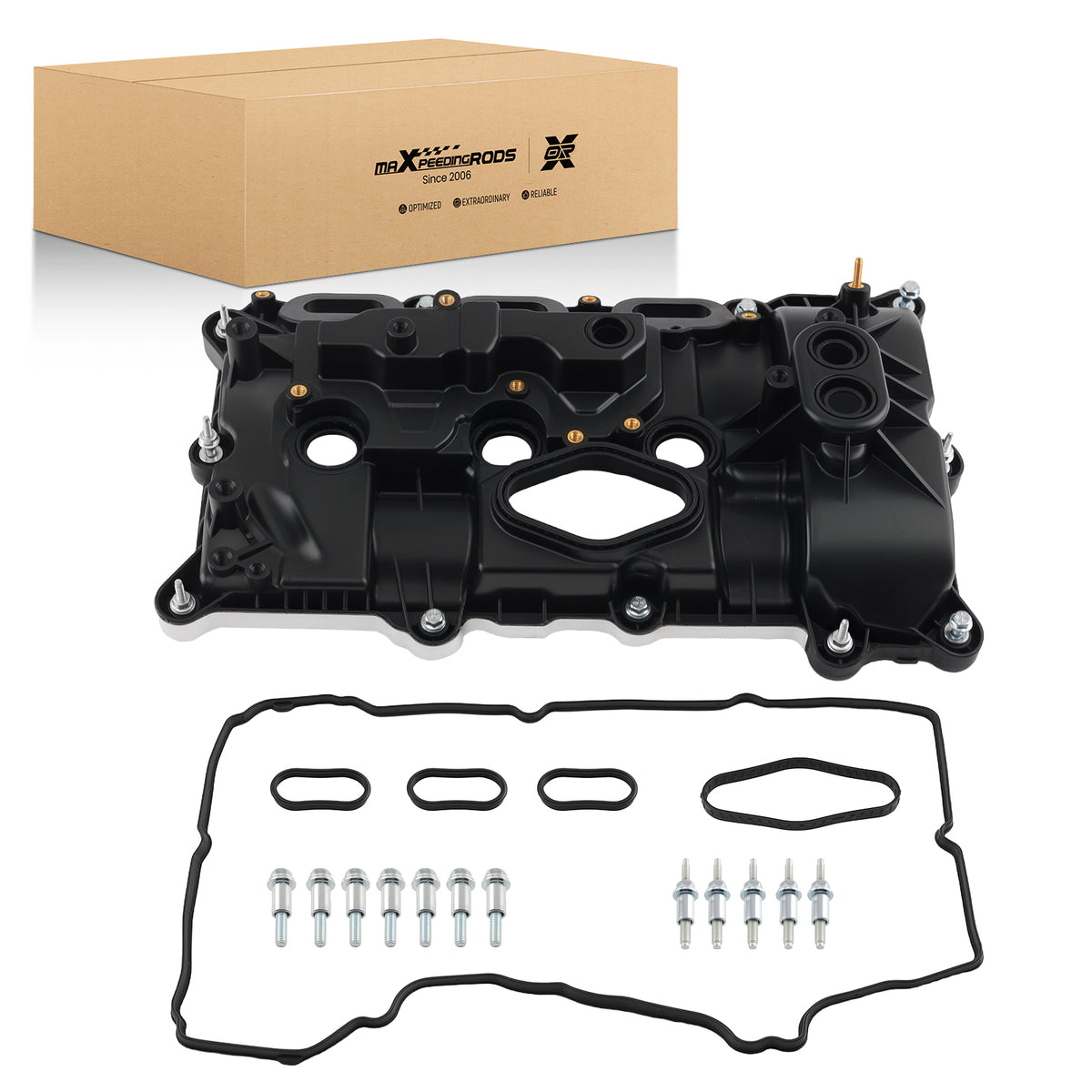 Engine Valve Cover compatible For Ford Expedition 3.5L 2018-2021  HL3Z-6582-A Black