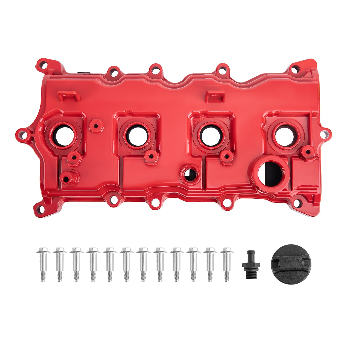 Upgrade Aluminum Valve Cover Set compatible For Nissan Altima Sentra SE-R 2.5L 2007-2012