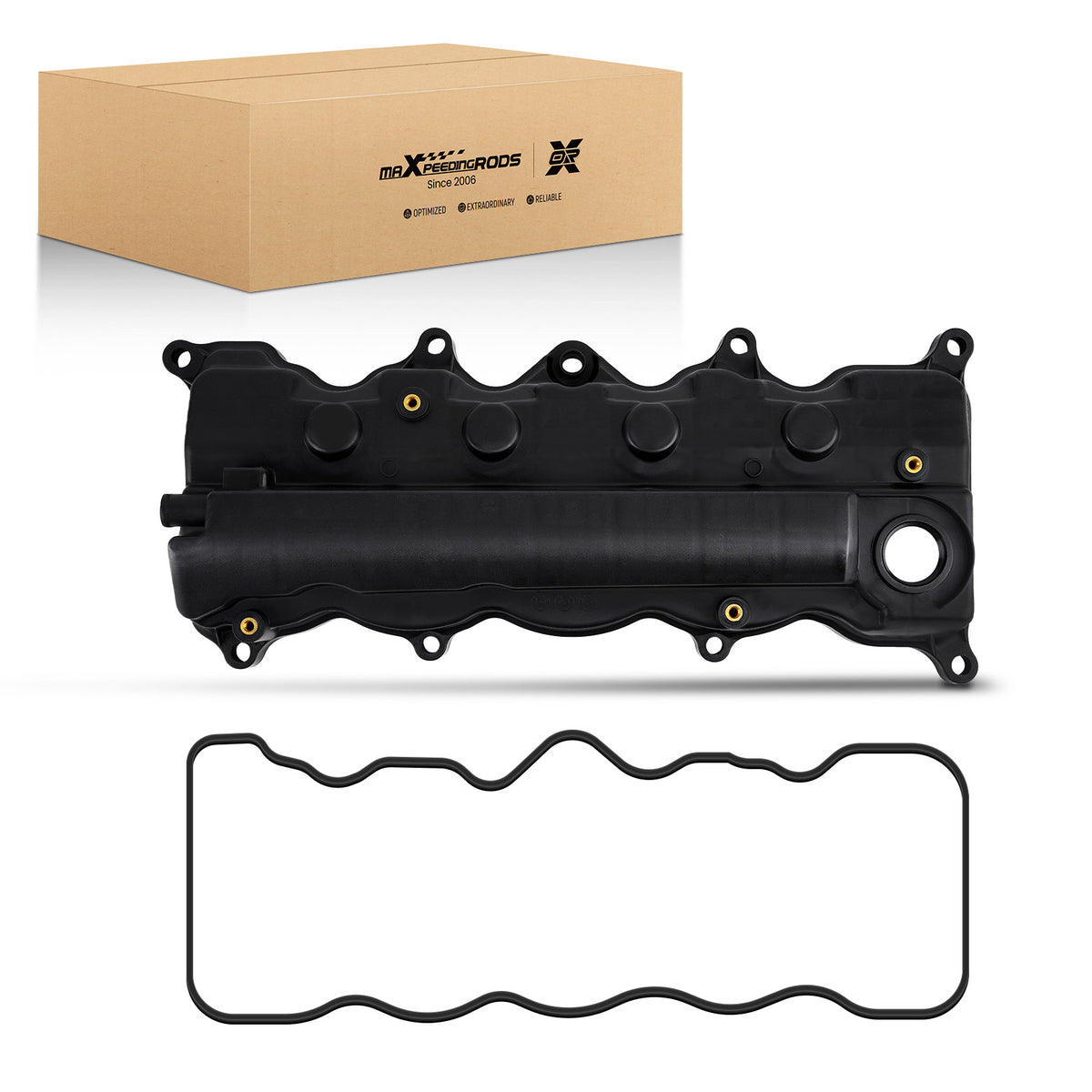 Engine Valve Cover w/ Gasket compatible For Honda Civic HR-V 2006-2019 1.8L 12310-RNA-A01