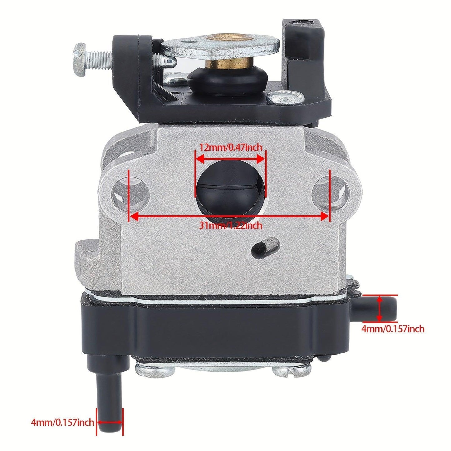 308480001 Hipa Premium Carburetor Kit - Specifically Designed for Walbro WYC-7, WYC7, and WYC-7-1 Models, Perfectly Compatible with Toro F-Series Trimmer for Efficient Performance, Authentic Brand Product