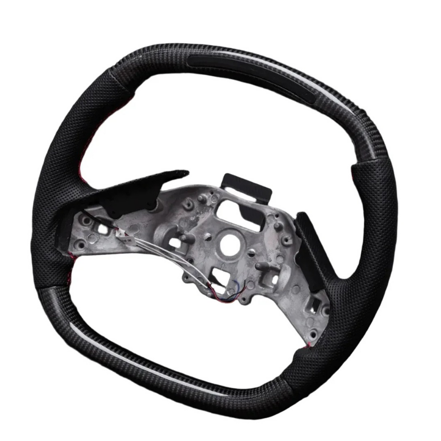 OEM Carbon Fiber LED Heated Steering Wheel for Chevrolet Corvette C8 Z51 Z06