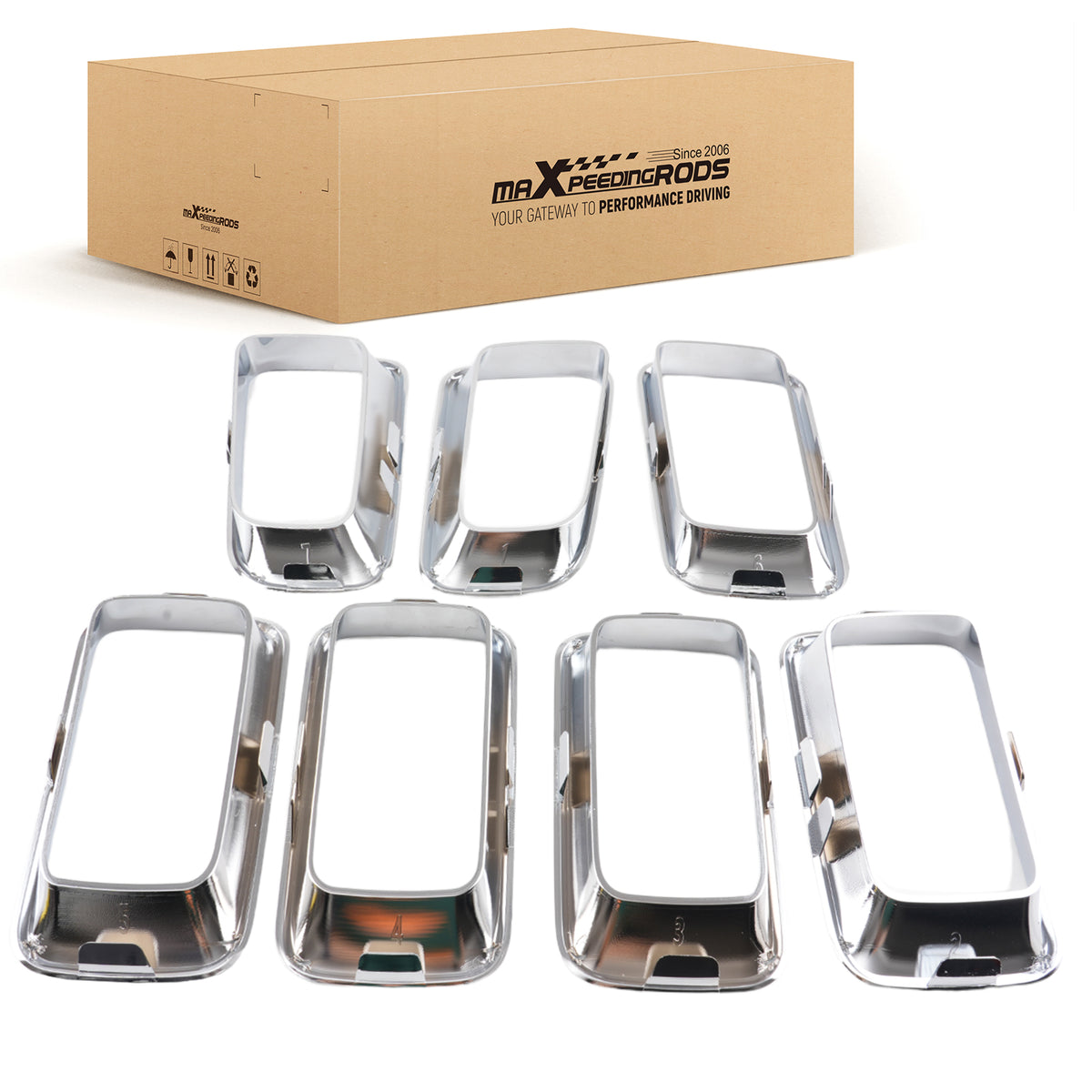 Chrome Front Cover Kit compatible For Jeep Compass Sport Latitude 2011-2016 68109865AA
