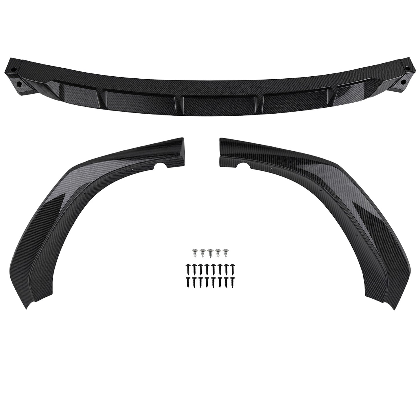 Carbon Look Front Lip compatible For BMW G30 G31 G38 5 Series M Sport 2017-2020  Bumper Kit