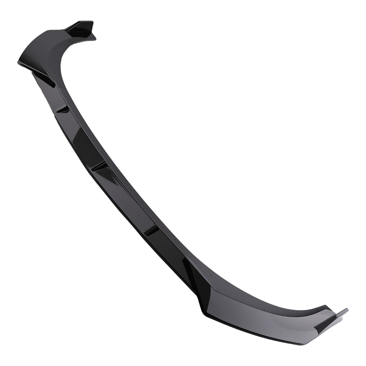 Front Bumper Cover Guard compatible For Hyundai Elantra 2021-2024 Gloss Black Plastic Lip