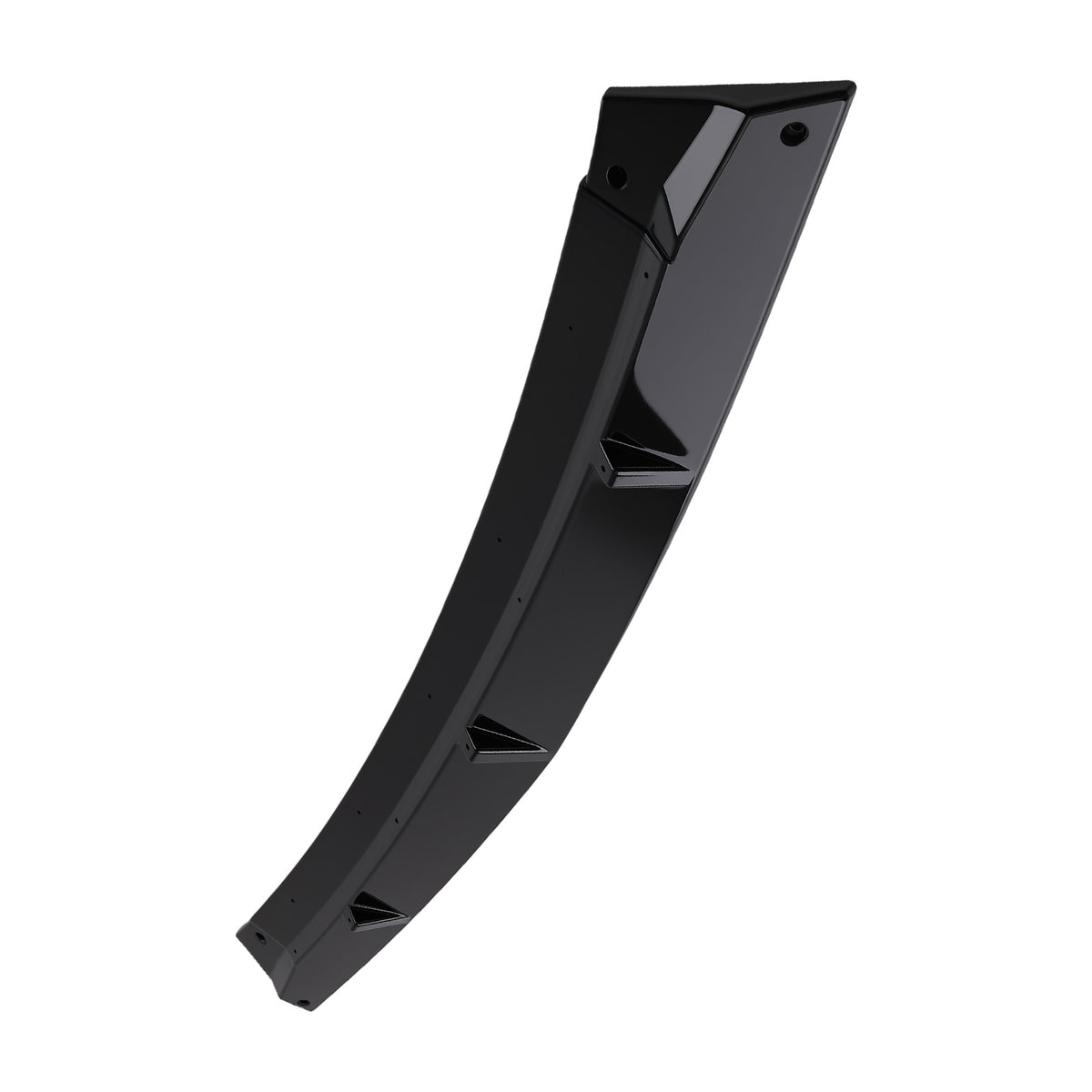 Front Bumper Cover Guard compatible For Hyundai Elantra 2021-2024 Gloss Black Plastic Lip