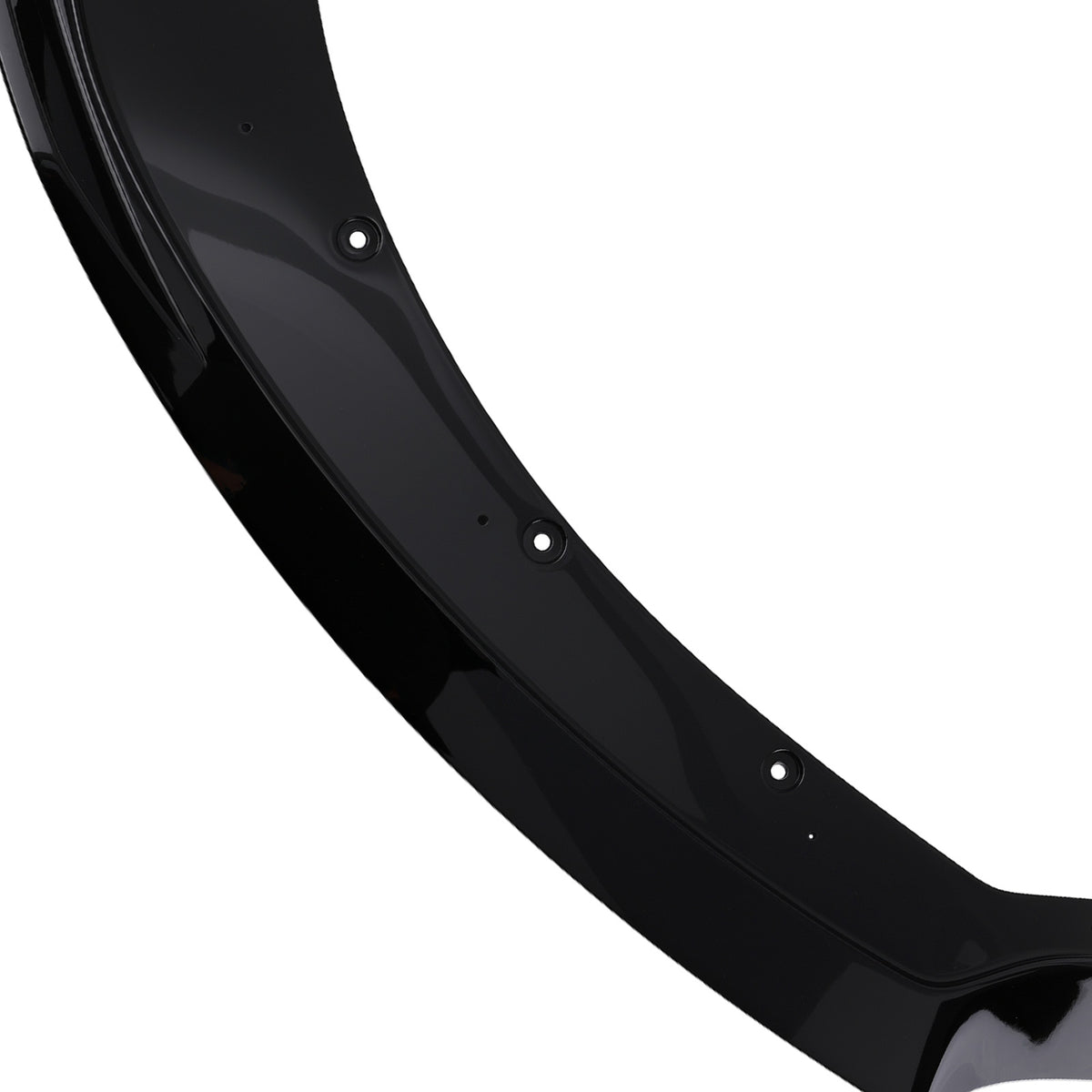 Gloss Black Bumper Kit compatible For Ford Mustang 2015-17 Front Lip Spoiler Lower Plastic