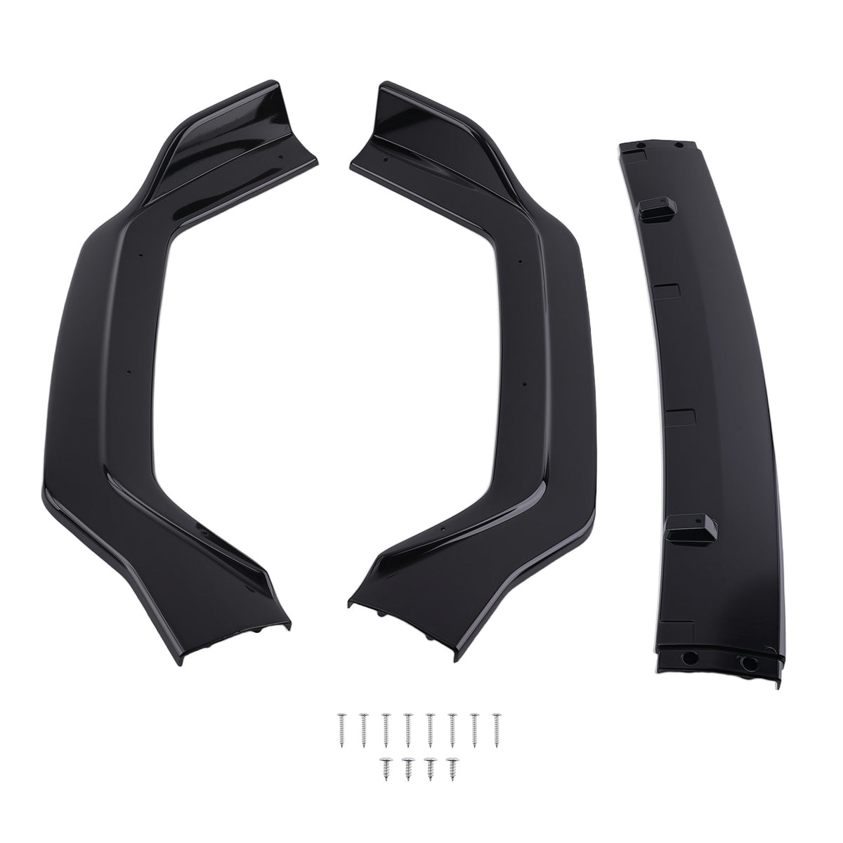 Gloss Black Front Aero Lip compatible For Infiniti Q50 Sport 2018-2023 Bumper Kit