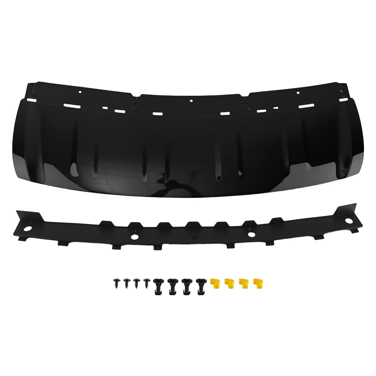 Front Bumper Protector Skid Plate Cover Trim For 2018-2022 compatible For Range Rover Sport
