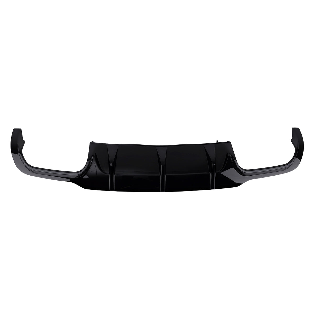 AMG Style Diffuser compatible For Mercedes C Class W204 2012-2015 Gloss Black Plastic