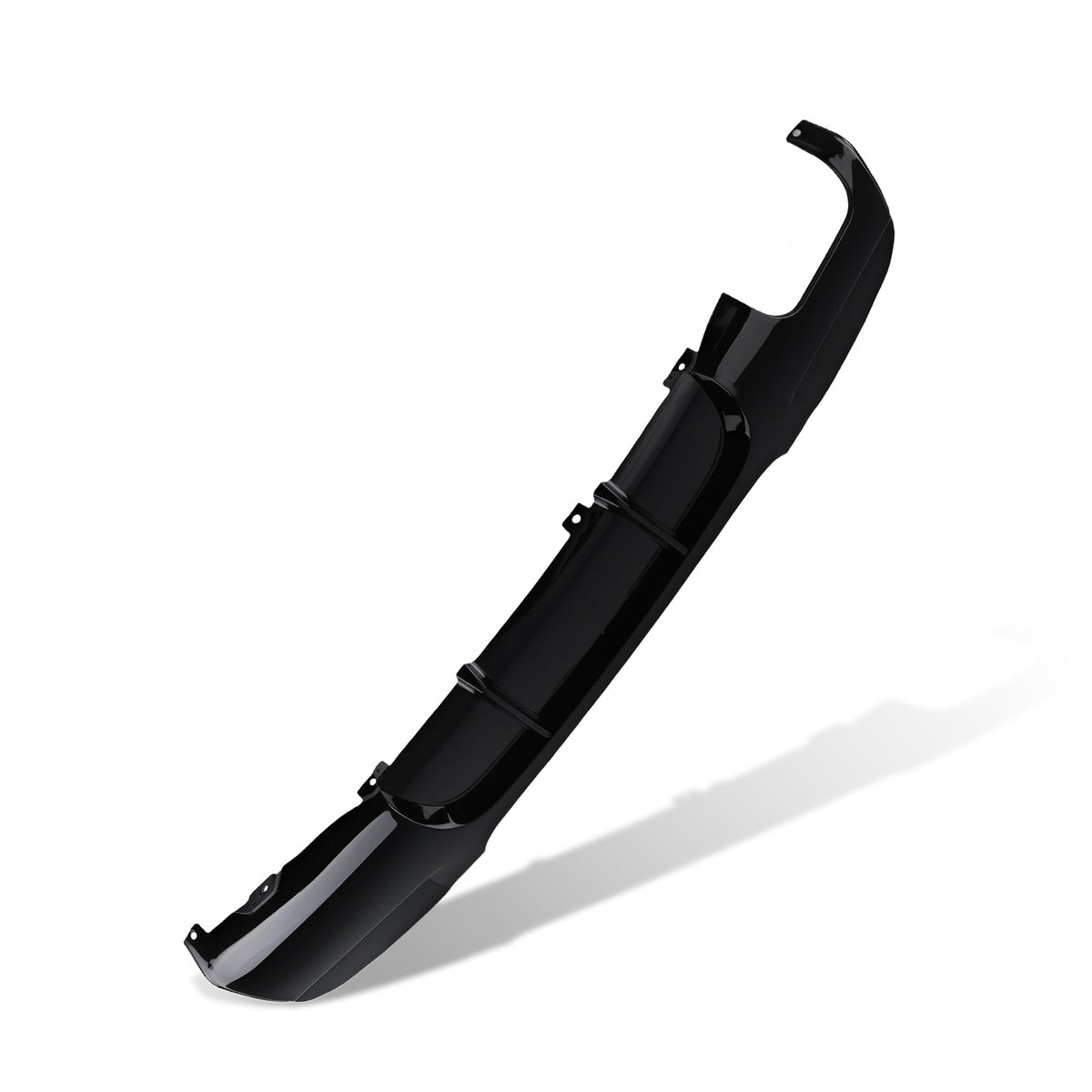 Black M Style Lip compatible For BMW E90 E91 M-Sport 2005-2013 PP Twin Exhaust PerFormance