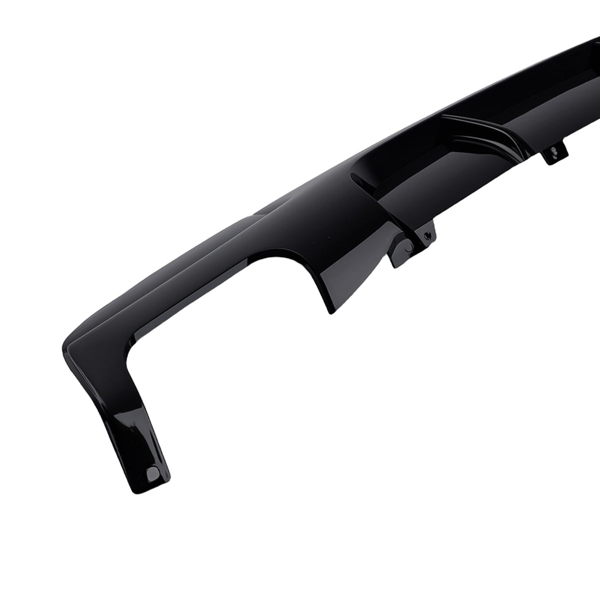 Black M Style Lip compatible For BMW E90 E91 M-Sport 2005-2013 PP Twin Exhaust PerFormance