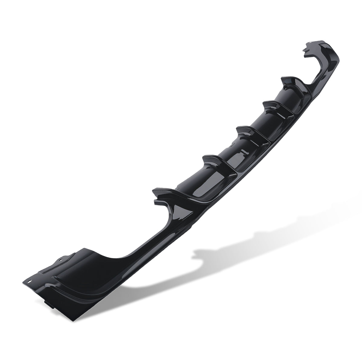 Black Rear Lip compatible For BMW 3 Series F30 F31 M-Tech 2012-18 Bumper Diffuser Kit