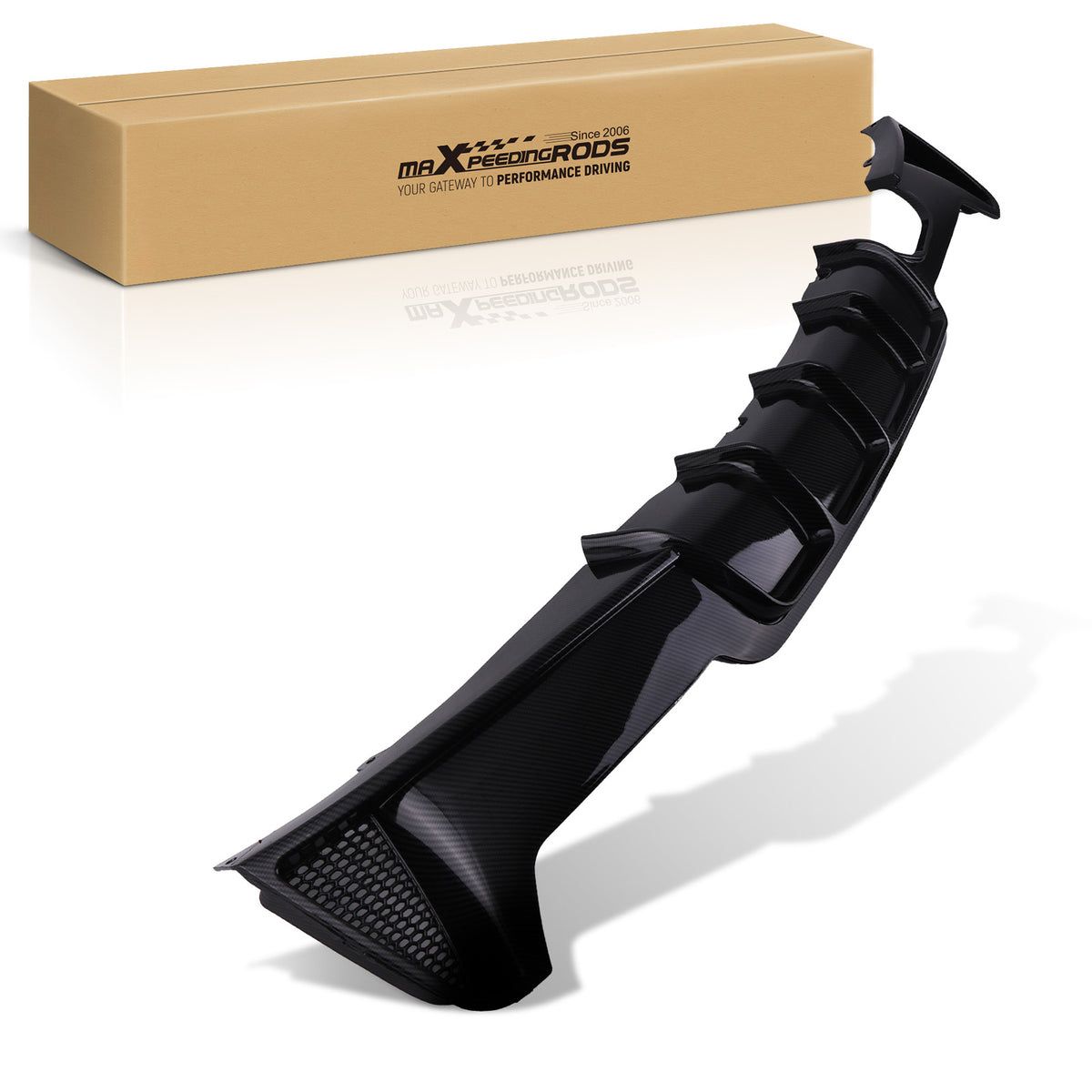 Carbon Fiber Style M Sport Rear Diffuser Lip compatible For BMW F32 F33 F36 2014-2020