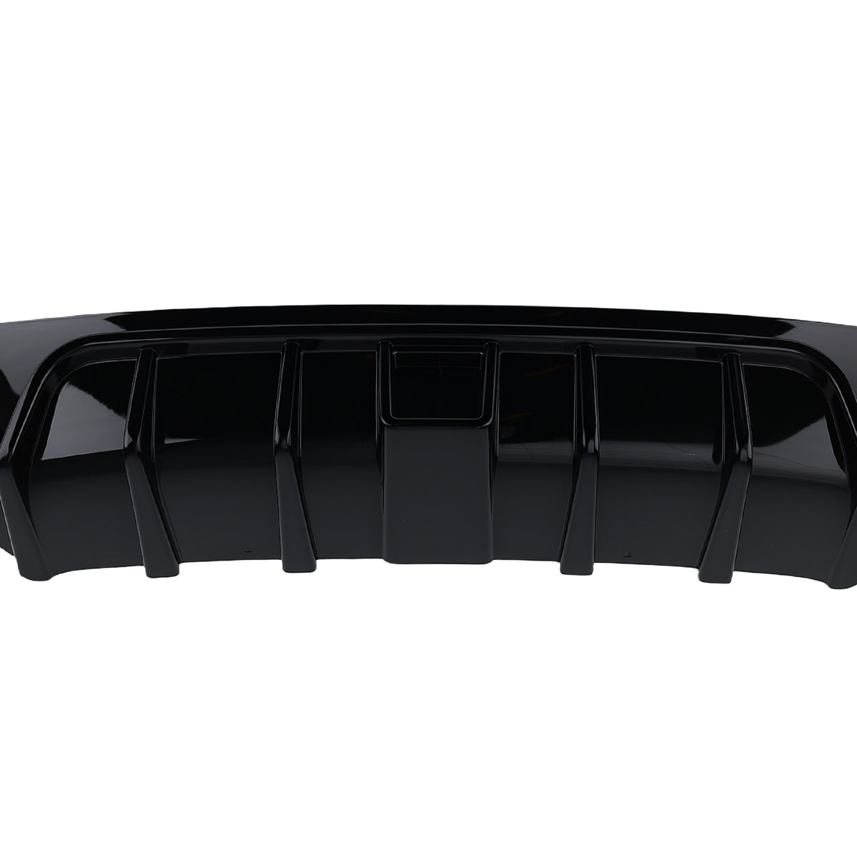 Glossy Black Rear Bumper Diffuser Lip W/ LED Light For 2018-22 2023 compatible For Infiniti Q50