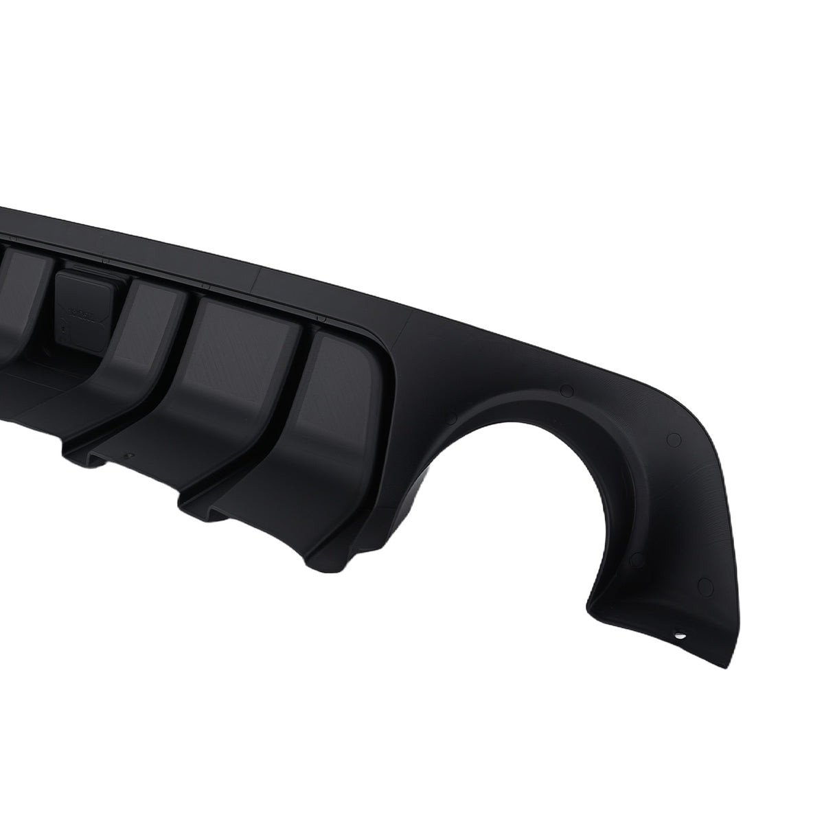 Glossy Black Rear Bumper Diffuser Lip W/ LED Light For 2018-22 2023 compatible For Infiniti Q50