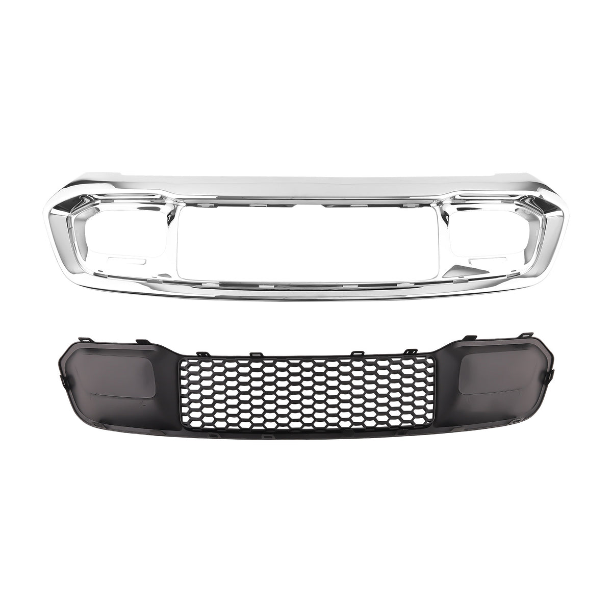 Front Grille Trim Molding Cover Kit compatible For Jeep Grand Cherokee 2017-2022 5ZM53SZ0AA