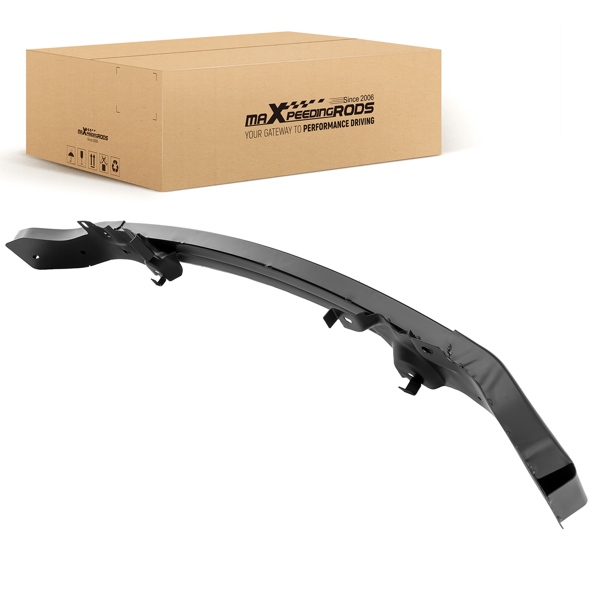 Black Bolt-On Front Bumper ReinForcement compatible For Tahoe 2021-2024 84796459