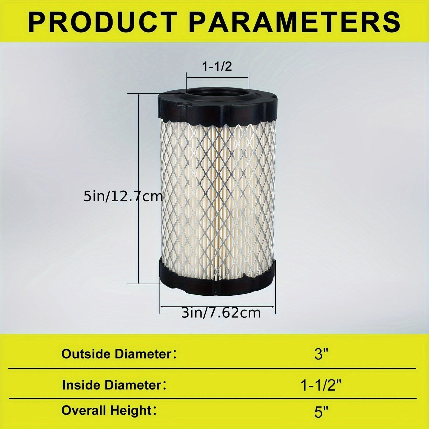 2pcs 594201 Air Filter For 590825 594201 591344 796031 652582 Engine