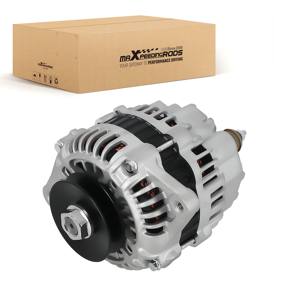 80A Alternator compatible For Caterpillar CAT Skid Steer Loader 236D 242D 246D 257D 259D