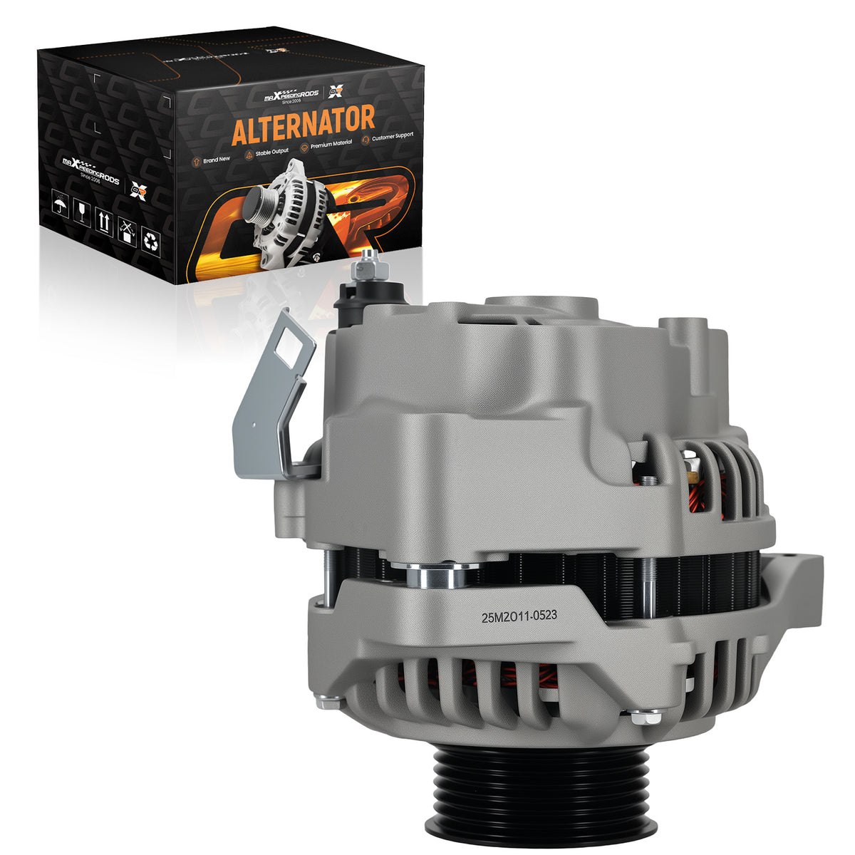 6-Groove 70A Alternator compatible For Honda Civic Si DX LX EX GXAcura EL L4 1.7L 01-05