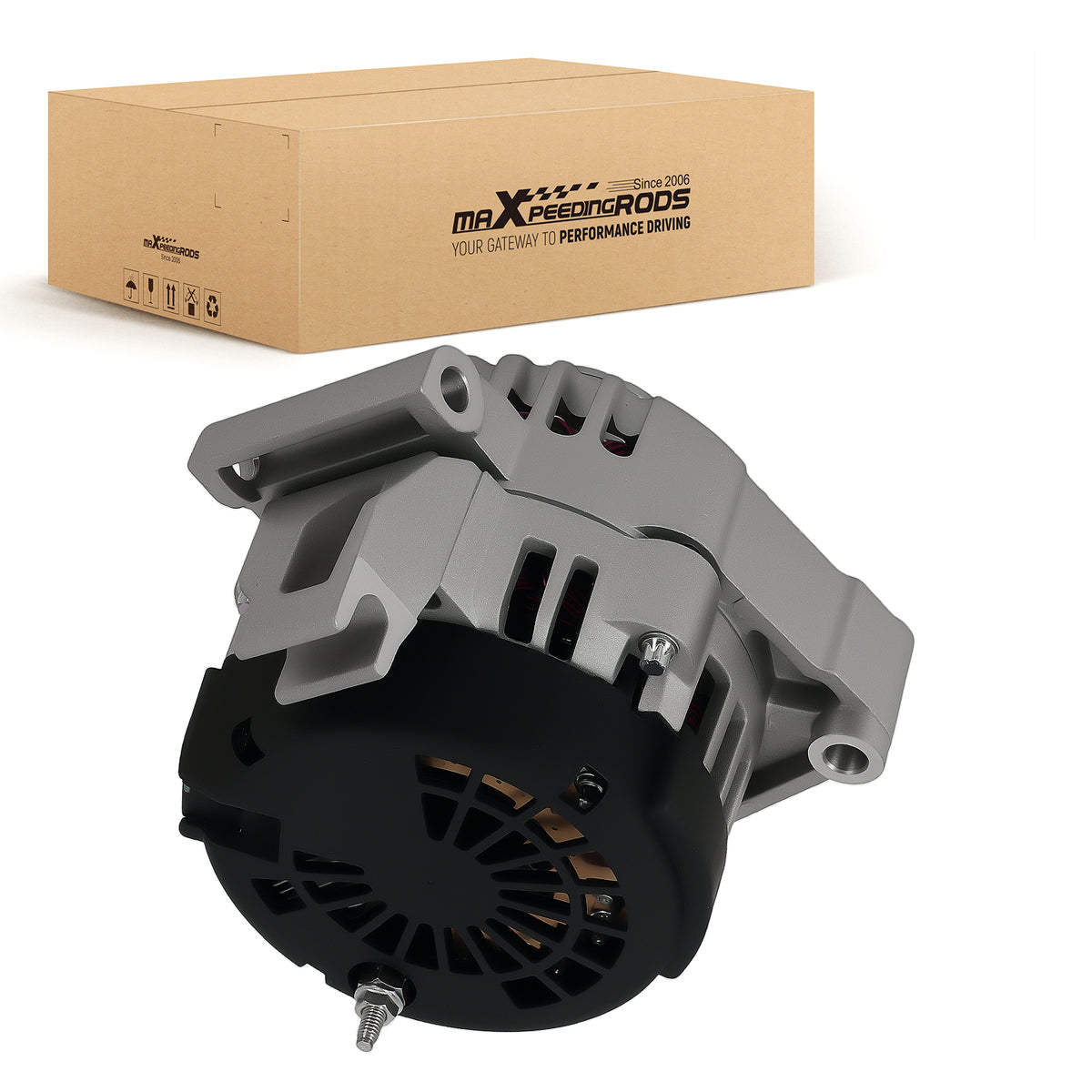 Alternator compatible For Buick LeSabre compatible For Pontiac Bonneville 2000-2004 V6 3.8L 105A 6-Groove