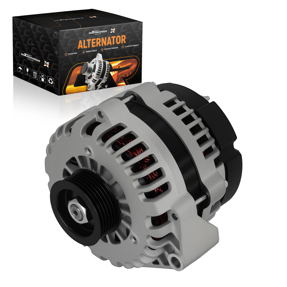 160A Alternator compatible For Chevrolet Avalanche/Compatible For Suburban 2007-2013 15093928 8301N